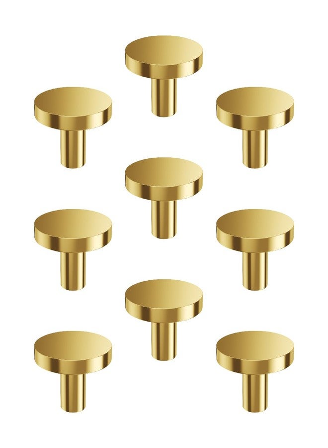 LAPO مجموعة مقابض LAPO المكونة من 9 قطع للخزائن - مقابض أدراج عصرية من الفولاذ المقاوم للصدأ للمطبخ، وخزانة الملابس، والخزائن، وأثاث المنزل (طلاء ذهبي بتقنية PVD) - Image 1